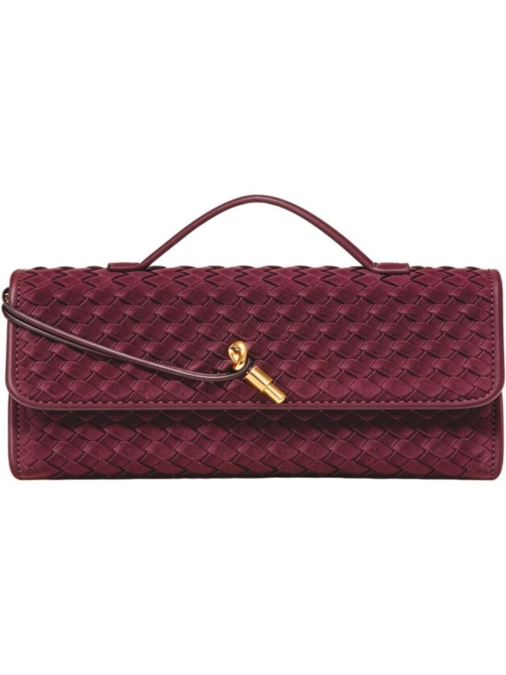 Trendy Suede Woven Handbag for Women | Evening Shoulder Bag & Casual Clutch